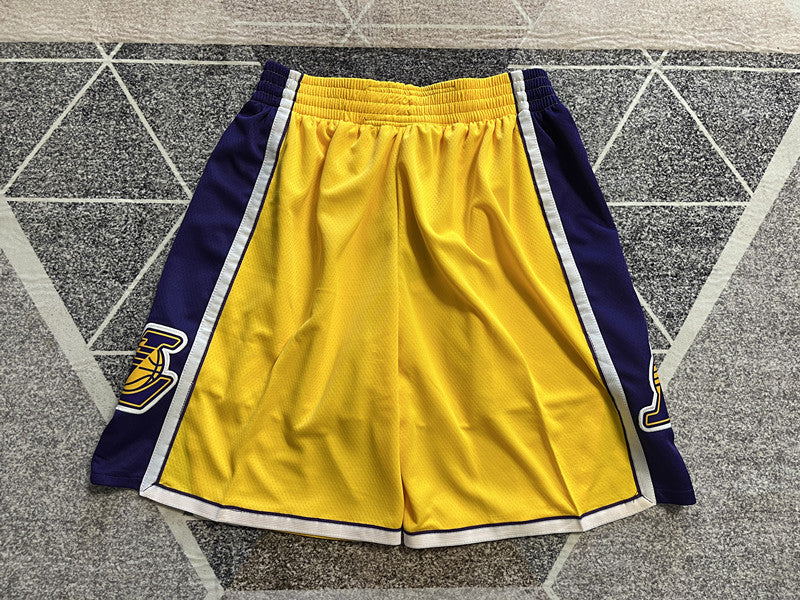 Wholesale 2023 Lakers Yellow Nike NBA Shorts