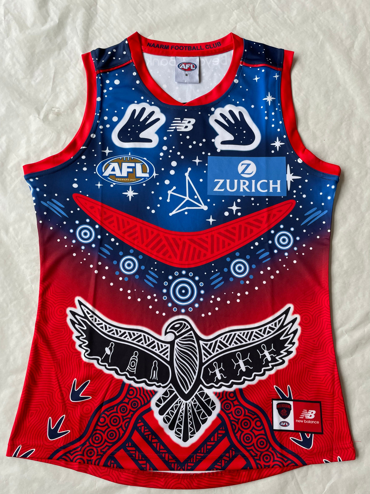 Wholesale AFL Melbourne Demons Rugby Jersey Tank Top S-2XL
