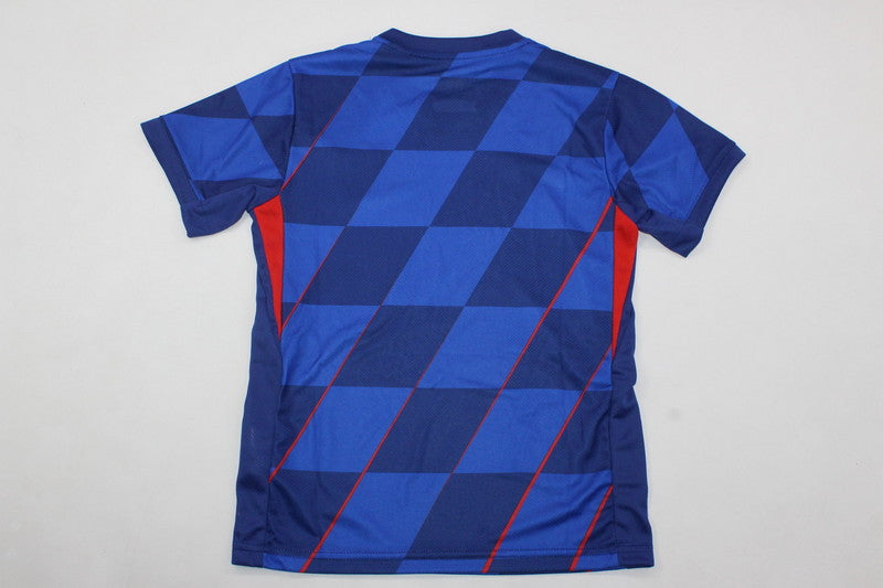 Wholesale 2024 UEFA European Championship  Croatia home home and away kid kits