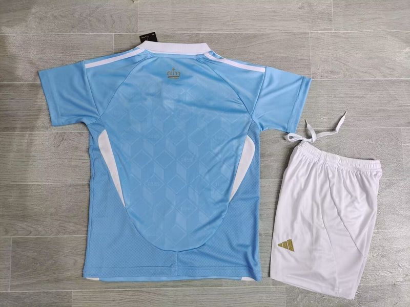 Wholesale 2024 UEFA European Championship  Belgium home home and away kid kits