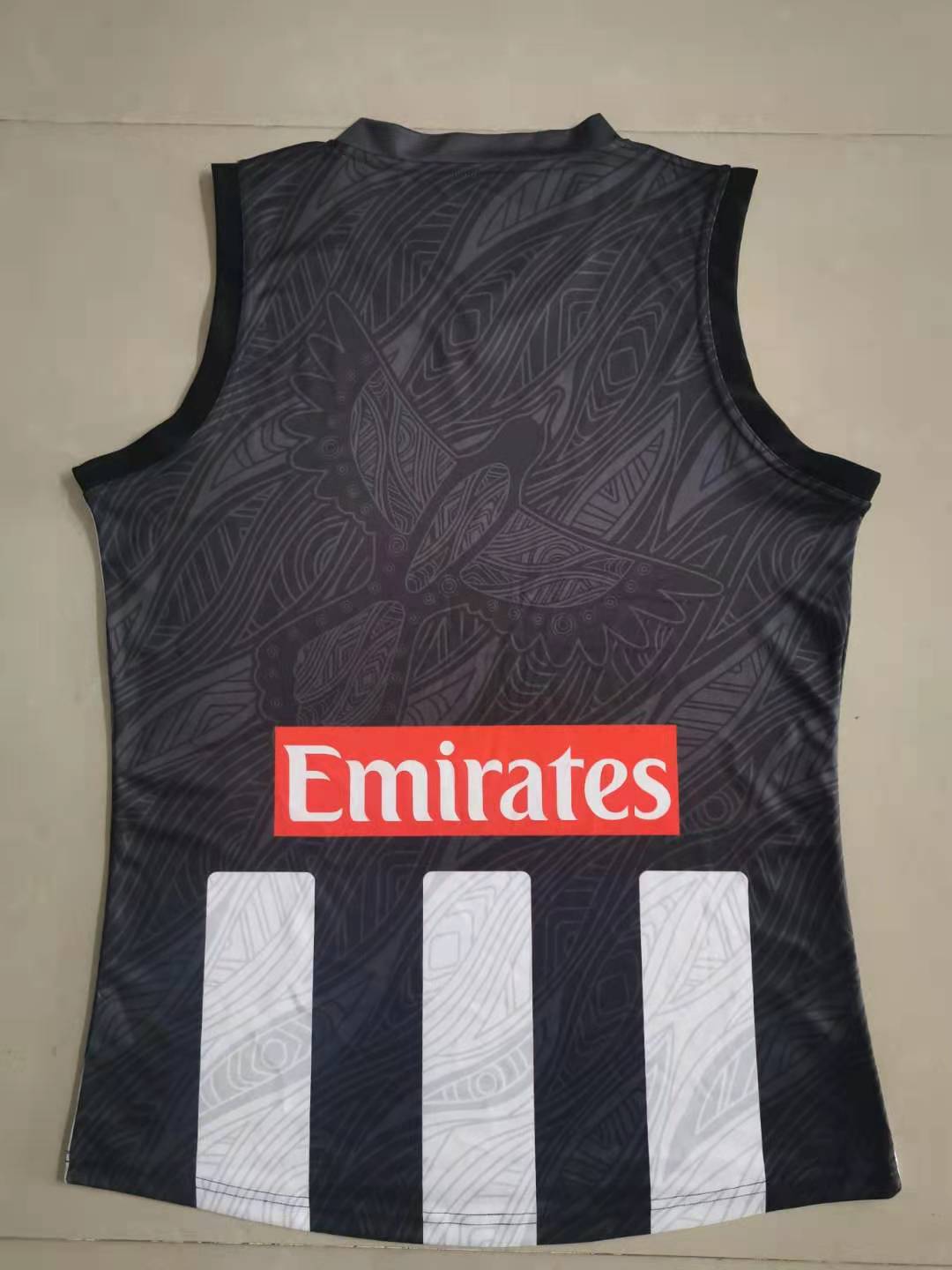 Wholesale AFL Magpies Rugby Jersey Tank Top S-3XL