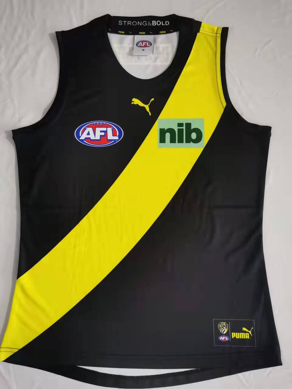 Wholesale Australia 2022 AFL Richmond Rugby Jersey Tank Top S-2XL
