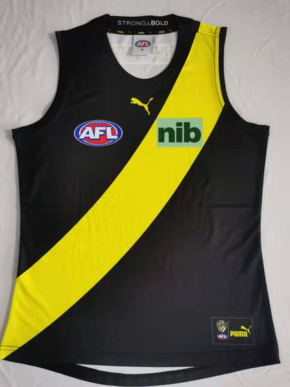 Wholesale Australia 2022 AFL Richmond Rugby Jersey Tank Top S-2XL