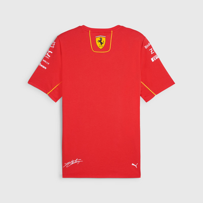 Wholesale 2024 Ferrari racing suit, number 16, round neck, size S-5XL.