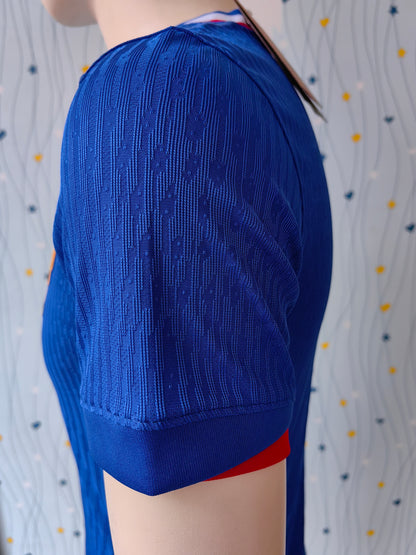 Wholesale 2024 French national team home blue player edition football jersey XS-4XL