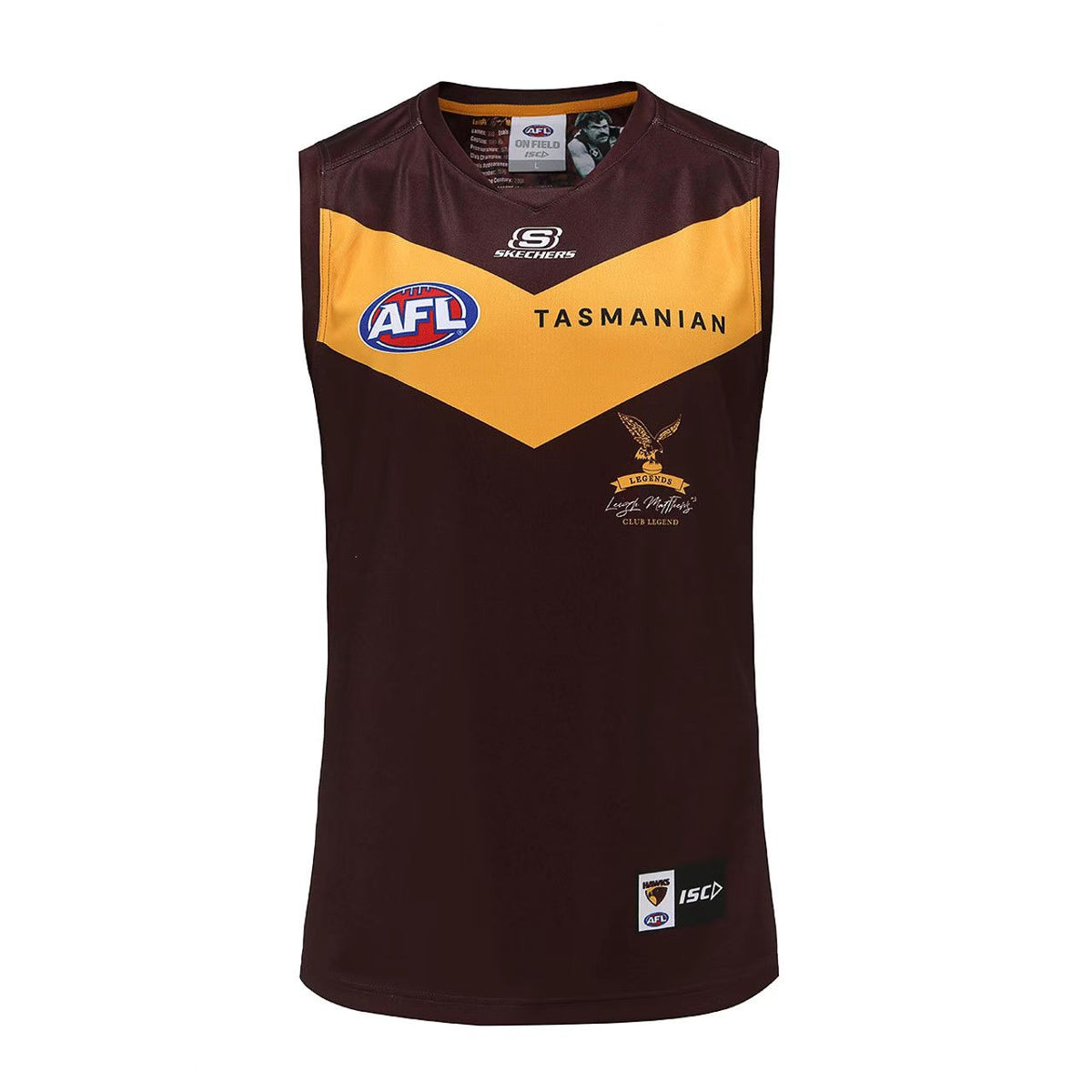 Wholesale Australia 2023 AFL Hawks Team Rugby Jersey Tank TopS-3XL.