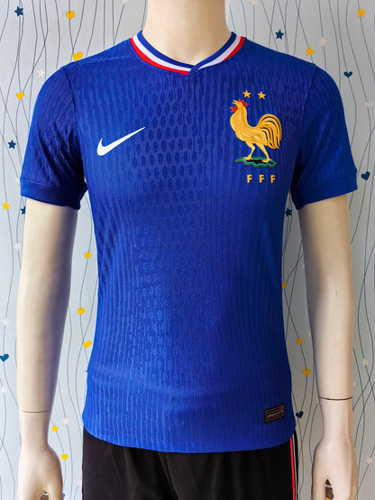 Wholesale 2024 French national team home blue player edition football jersey XS-4XL