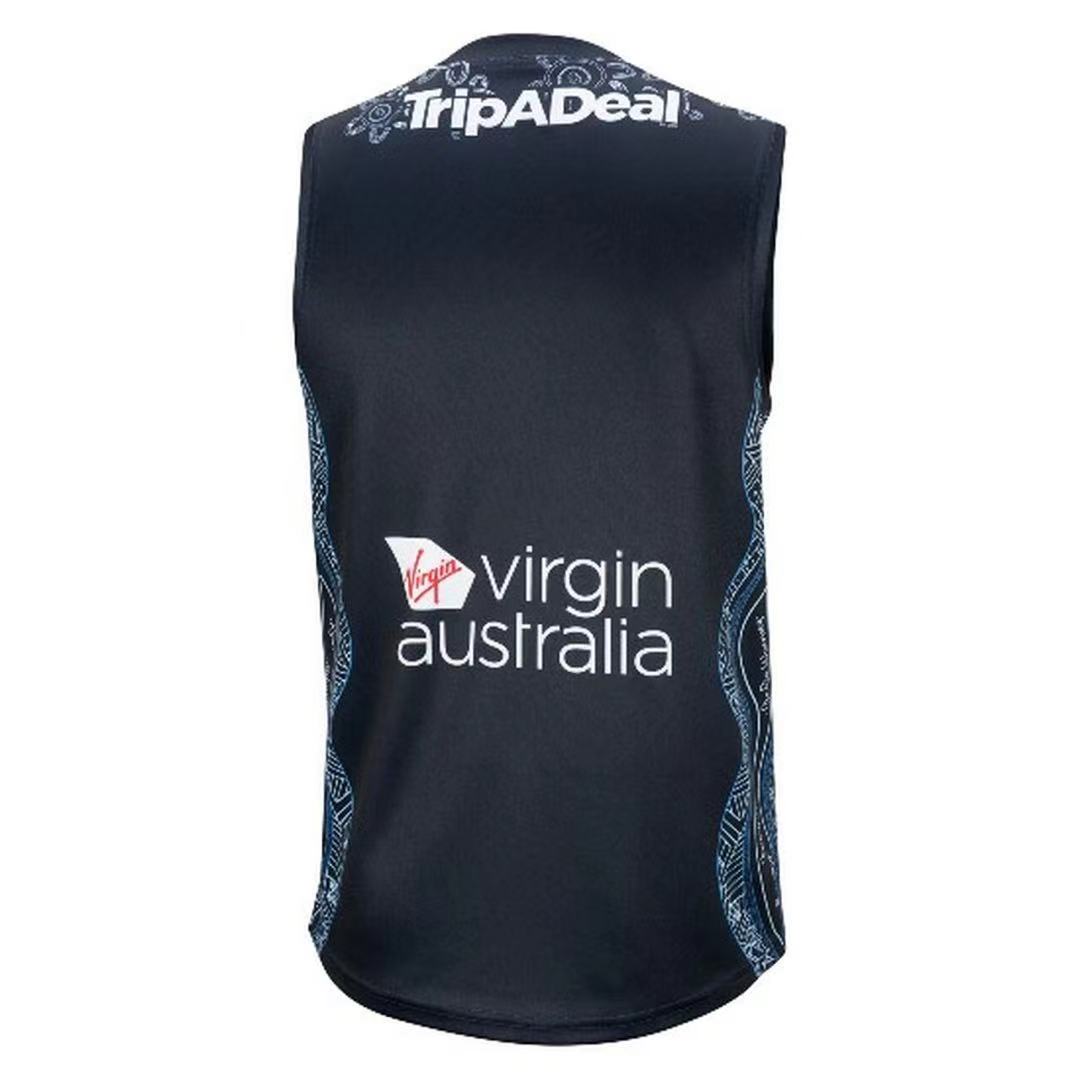 Wholesale AFL Magpies Rugby Jersey Tank Top S-3XL