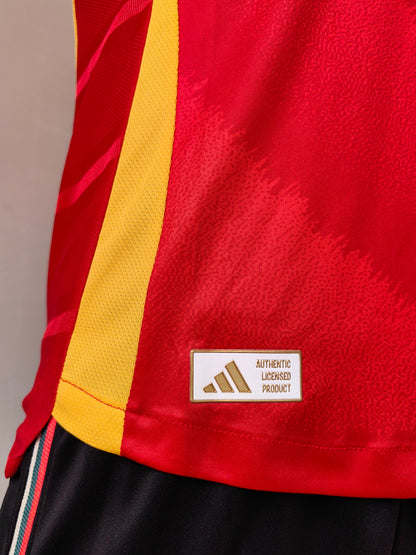Wholesale 2024 Spain National Team Home Red Player Version Soccer Jersey XS-4XL