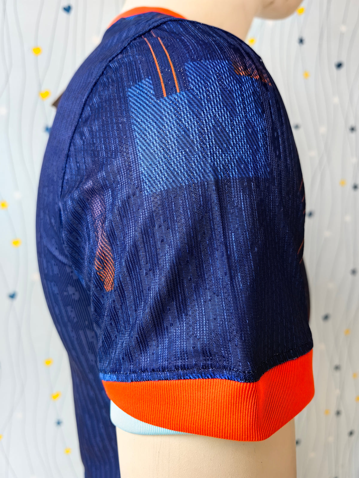 Wholesale 2024 Netherlands national team away blue player version football jersey XS-4XL.