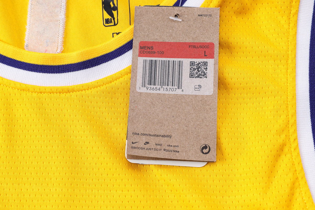 Wholesale NBA2223 Los Angeles Lakers yellow No. 8 basketball star (heat pressed款)