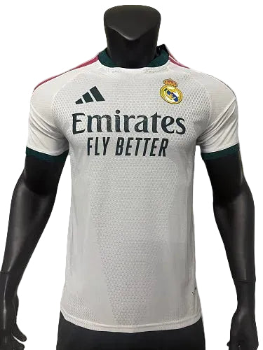 Real Madrid 2026-27 home player version white dark green football jersey image 5