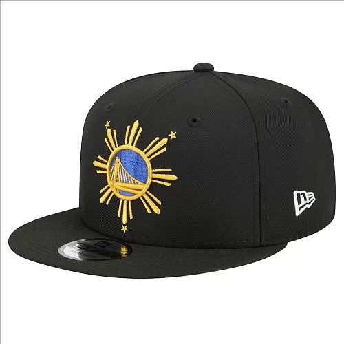 Golden State Warriors blue yellow black wholesale hat design 1