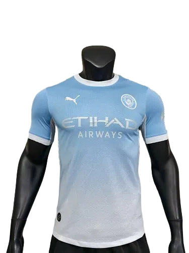 2026/27 Manchester City home football jersey, sky blue with white accents, adult player version, front