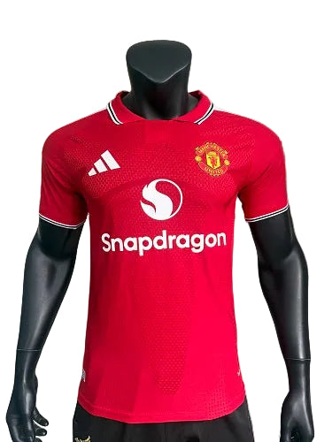 Manchester United 2026-27 red white home player version football jersey front