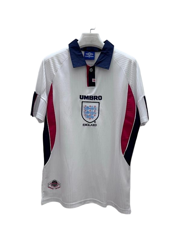 1998 England Home Retro Football Jersey - front view