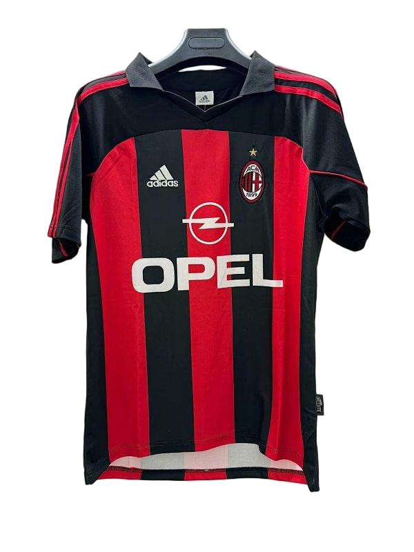 AC Milan 2001-02 Home Retro Football Jersey - front view