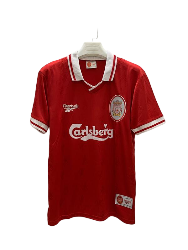 96-97 Liverpool Home Retro Football Jersey - front view