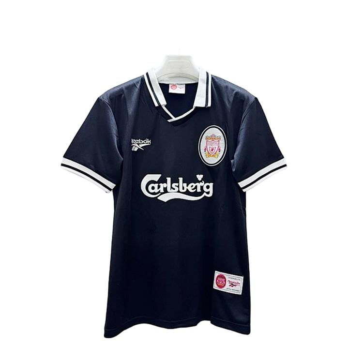 96-97 Liverpool Second Away Retro Football Jersey - front view