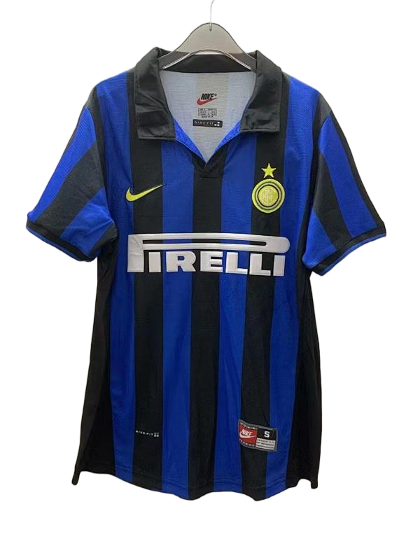 98-99 Inter Milan Home Retro Football Jersey - front view