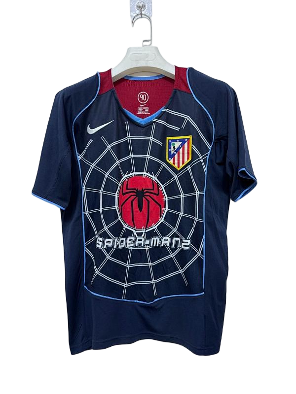 Atletico Madrid 2004-05 Spiderweb Away Retro Football Jersey - additional product view