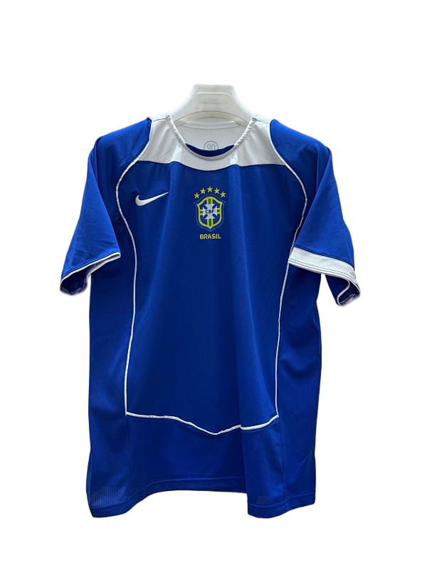Brazil 2004 Away Retro Football Jersey - front view