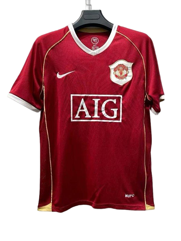 Manchester United 2006-07 Home Retro Football Jersey - front view