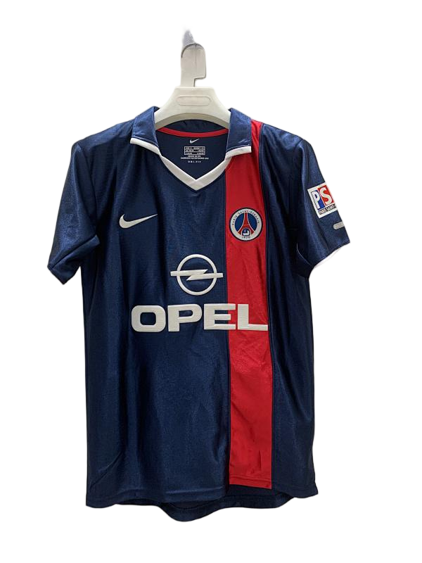 Paris Saint-Germain 2001-02 Home Retro Football Jersey - front view